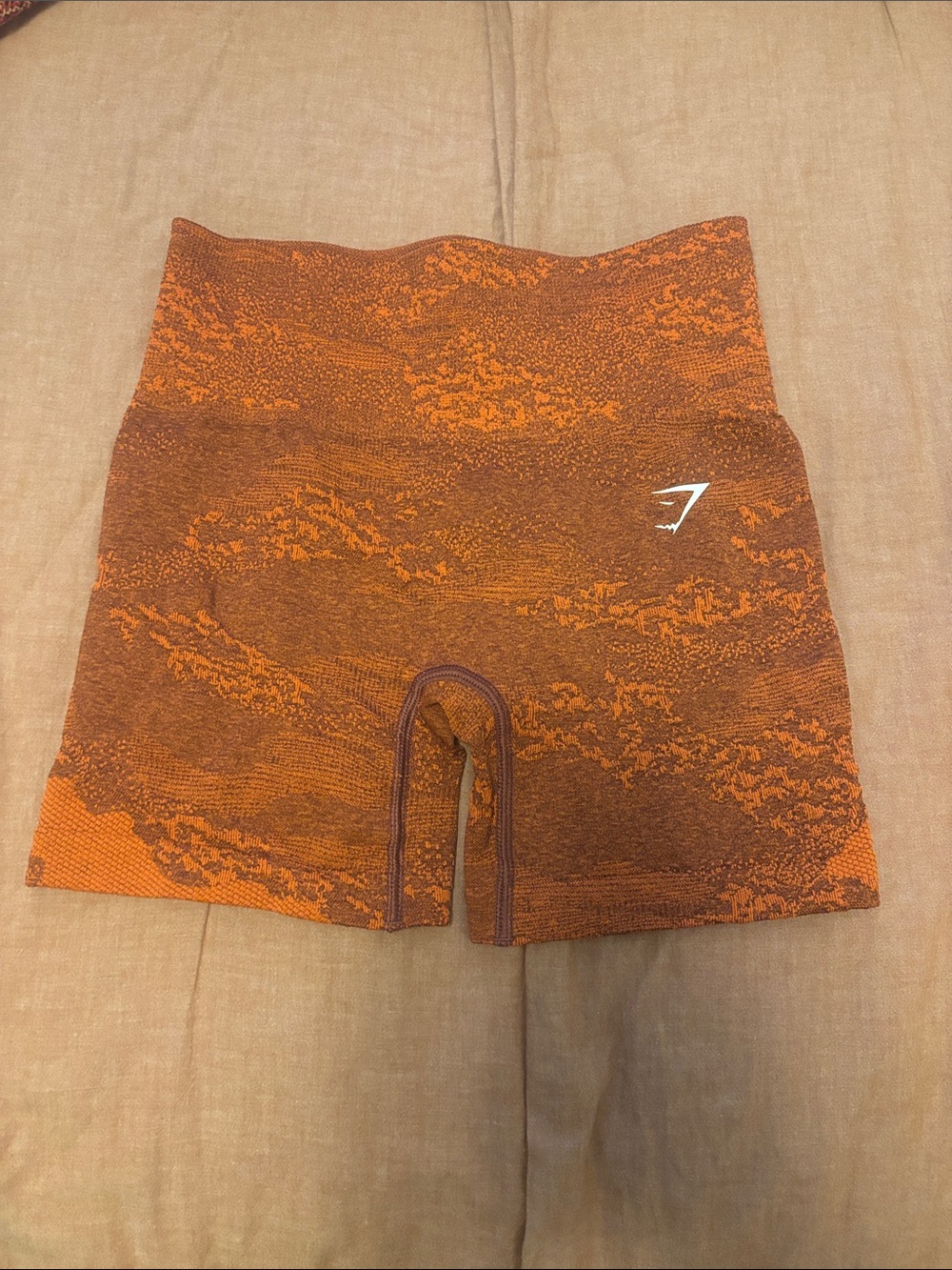XS Burnt Orange Gymshark Shorts (leggings)